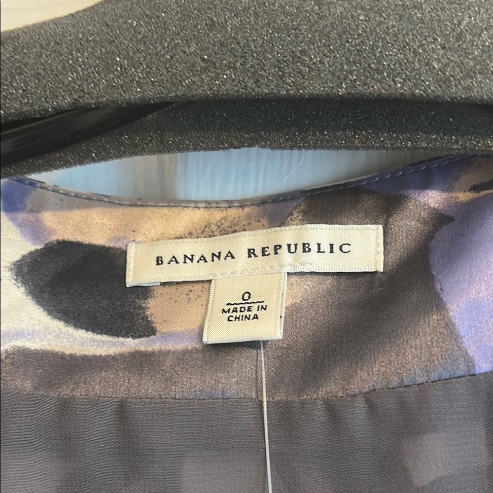Banana Republic Floral Midi Dress in Blue and Gray - Picture 3 of 5
